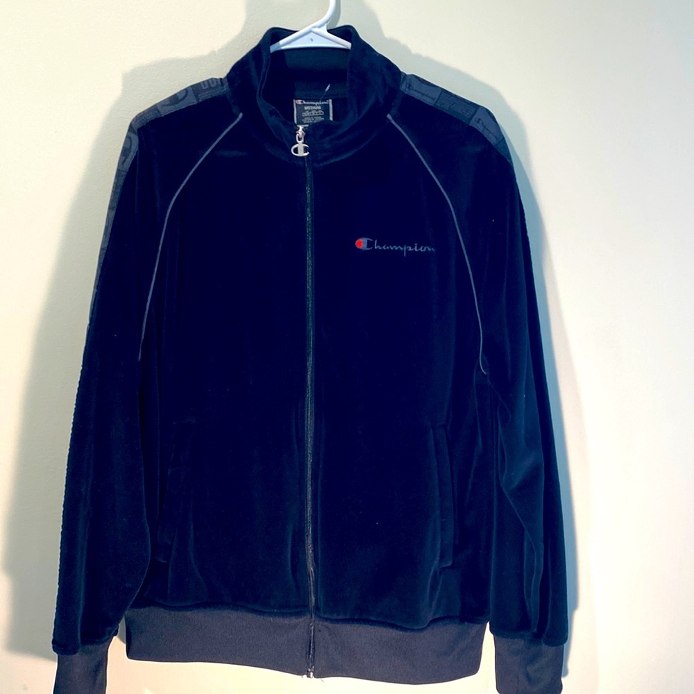 Mens Black Champion Jacket